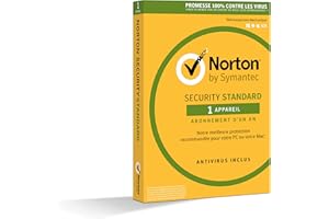 SYMANTEC NortonLifeLock Security Standard 2019 | 1 Appareil | 1 an | PC/Mac/iOS/Android | Téléchargement