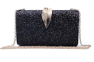 Syrads Bolso Nupcial de Noche para Mujer Bolso de Movia Embragues de Concha Dura Bolso de Boda 951