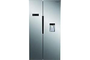 Réfrigérateur + Congélateur + Américain - Candy - CHSBSO 6174XWD - 2 portes - 177 x 90 x 66 cm - Gris