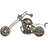 BRUBAKER Screw Man Moto avec Sidecar - Figurine en Fer Faite à la Main Homme en Métal BRUBAKER Screw Man Moto avec Sidecar - Figurine en Fer Faite à la Main Homme en Métal