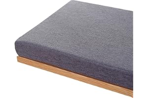 Bänkdyna För Inomhus- Och Utomhusbruk, Lämplig För Matplats, Trädgårdsbänkar, Stolar, Fönster, Skobänk, Förvaringsdyna Långa Stolsdynor För Vardagsrum, Dyna, Pallkuddar(Mörkgrå,160x40x5cm)