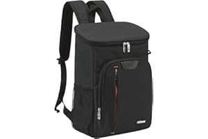 DQMEN 30L Mochila Nevera isotérmica, Bolsa de pícnic, térmica, Impermeable, de Gran Capacidad, para el Playa, Almuerzo, Picnics, Senderismo, Barbacoa (Azul)