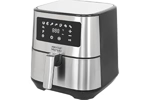 AMERICAN MICRONIC® 6.5 L Digital Air Fryer | 1700W TurboTunnel Fresh Air Technology | 200°C Max Temperature | 60-Minute Timer | 10 One-Touch Preset Menus | Healthy Low-Oil Cooking