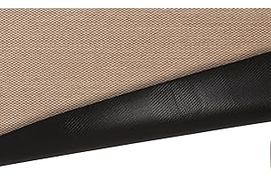 PARAMAISON Tappeto PVC Cucina Infinity, Passatoia Antiscivolo Lavabile, Antimacchia, Multiuso, Lavabile, Cucina, Soggiorno, Design Stilizzato Unito Tortora| 50x180cm