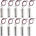 THE WHITE SHOP 10PCS,DC Coreless Motor Built-in Vibration Motor Waterproof Micro Vibrating Motors 1-6V 8000-20000RPM for Electronic Vibration equipments and DIY Projects