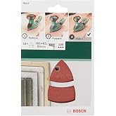 Bosch Multi Sandpaper 10, 102 x 62/93 mm 180 Sand 11 Holes