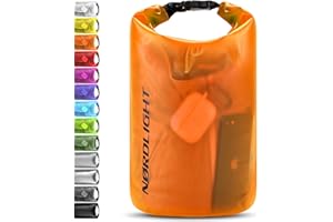 Nordlight Dry Bag and Waterproof Bags - 2l, 5l, 10l, 15, 20l, 30l Waterproof Pack Bags, with Roll Top Closure and Shoulder Strap | Swimming, Beach, Canoeing, Stand Up Paddling, Diving