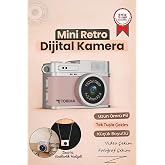 Mini Dijital Kamera Selfie Video Vlog Kamerası Mini Anahtarlık 1080P CMR35 Pudra