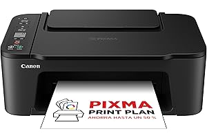 Canon Pixma TS3550i Impresora Multifunción 3 en 1, Sistema de Inyección de Tinta, Impresión, Escaneo y Copia, WiFi, Pixma Print Plant, Impresión Doble Cara, Impresión Fotográfica, Negro
