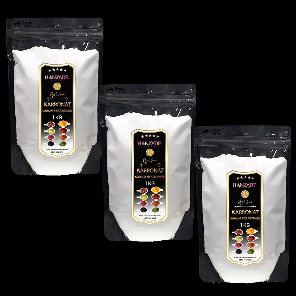 Hanzade Bitkisel Karbonat 1 Kg x 3 Adet