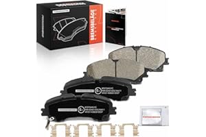 Frankberg Brake Pad Set incl. 4x Pads Front Compatible with X-Trail T32 T32R T32RR Koleos II HC Q50 Skyline V37 Q60 Coupe Replace# D10604CC0A,410608710R