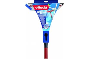Vileda 2-i-1 Fönsterrengörare, Röd, 0.75-1.3 m