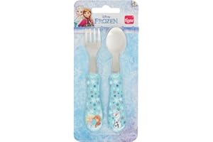 Tigex – Set de 2 cubiertos acero inoxidable azul