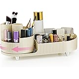 Comius Sharp Organizer Trucchi, Rotante A 360° Porta Trucchi Organizer Grande Capacità Per Ombretto, Pennello, Cosmetici, Ros