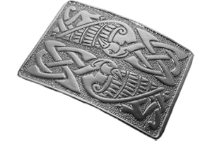 Tartanista - Herren Schnalle für Kiltgürtel - keltisches Design - mit Geschenkbox
