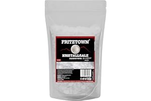 ‎FRITZTOWN FRITZTOWN Rosa Kristallsalz bekannt als Himalaya Salz | Diamond White | grob für Salzmühle | 900g | wiederverschließbar | original aus Punjab Pakistan