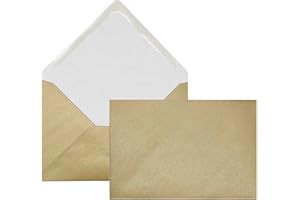 Edition Seidel Koperty premium koperty koperty kolorowe format podobny do B6 12,0 x 17,5 cm 80 g/m² (złote, 25 sztuk/sztuki/pièce)