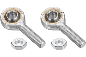 QUARKZMAN 2 stycken 10 mm ledhuvud ledhuvudlager med M10 x 1,5 yttre gänga högergänga stånglager för sfäriska glidstänger