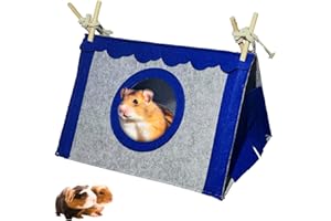 VERTUPET Meerschweinchenversteck Kaninchenbett Meerschweinchenversteck für Kleintiere, stabiles Meerschweinchenspielzeug, Käfigzubehör für Chinchillas, Hamster, Frettchen, Igel, Hase, Gleiter, Ratten