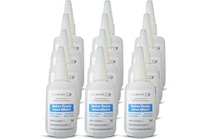 Cyanboard, 12 unidades de 50grs de adhesivo instantáneo de cianoacrilato viscosidad media. Pegamento múltiples materiales, modelismo y maquetas, reparaciones.