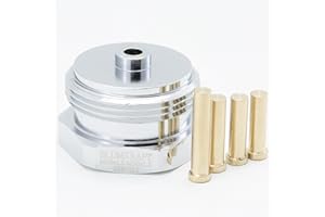 BLUMKRAFT Adaptateur métal pour radiateurs Herz, SAR/COMAP, Pont A MOUSSON, MYJAVA M28 x1.5 vers M30 x 1.5 pour Thermostat/tête thermostatique M30x1.5 mâle (M28 Short)