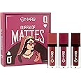 MARS Queen of Mattes Liquid Lipsticks Box Set of 3 (13.5 ml) (ALL ROUNDER) | Smudgeproof & Transferproof | Intense Pigmentation Long-Lasting Wear | Customizable Colors | Matte Finish