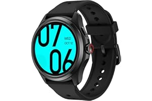 Ticwatch Pro 5 Android Smartwatch para Hombres Snapdragon W5+ Gen 1 Plataforma Wear OS Reloj Inteligente hasta 80 Horas de duración de la batería Salud Fitness No es Compatible con iPhone/iOS
