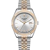 LEE COOPER, G&Uuml;M&Uuml;Ş KASA, ALTIN G&Uuml;M&Uuml;Ş KORDON, MULTİFONKSİYON, QUARTZ, 41MM, 3ATM, ERKEK KOL SAATİ, LC07215