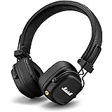 Marshall Cuffie Bluetooth Major IV On Ear, auricolari wireless, pieghevoli, oltre 80 ore di riproduzione wireless, nere