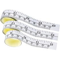 10 Pack Self-Adhesive Measuring Tape Stickers - 36 Inch Double Scale Rulers For Workbenches