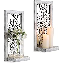 Candeliere Da Parete Moderno - 2 Pezzi, Metallo Oro, 15x6 Cm, Per Decorazione Casa - Foto 6