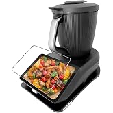 HidWee Tempered Glass Compatible with Vorwerk Thermomix TM7 Screen Protector, 1 Piece HD 9H Hardness Bubble-Free Tempered Gla