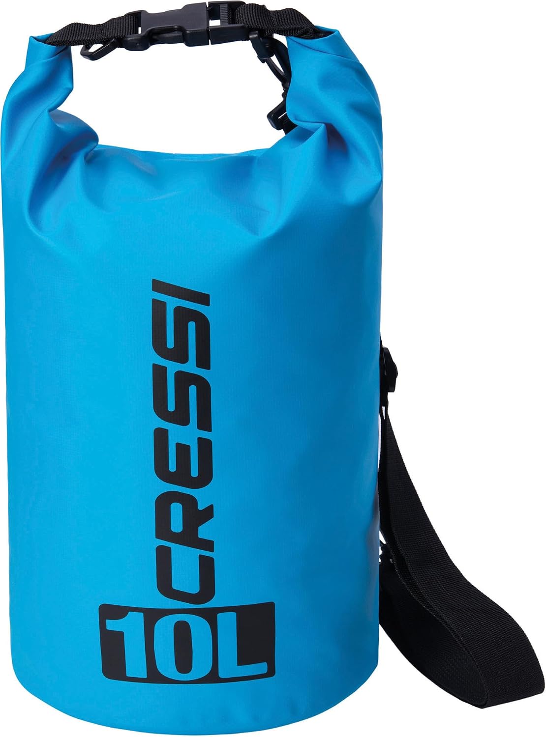 CRESSI Dry Bag Zaino Impermeabile in Resistente PVC con Chiusura Roll-Top, Tracolla e Zip, Ideale per Spiaggia, Immersioni, Snorkeling, Viaggi e Sport Acquatici