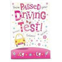Regal Publishing Glückwunschkarte 'Congratulations You Passed Your Driving Test' – Red Mini Design
