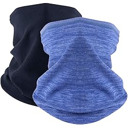 GXCROR Slangsjaal voor kinderen, omkeerbare fleece halsdoek, winddicht gezichtsmasker, warme halswarmer, lichtgrijs, One Size