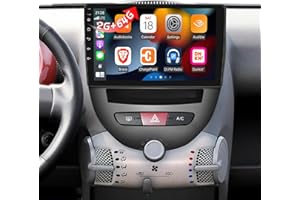 NHOPEEW 2GB+64GB Android 13 Car Radio for Toyota Aygo/Peugeot 107 / Citroen C1 2005-2014, 10.1 inch Touch Screen Car Play Stereo, Apple Carplay&Android Auto/Wi-Fi/Bluetooth/1080P+AHD Backup Camera