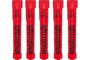 10 Bengalfeuer rot Nico Feuerwerk Bengalos von Aktivhandel