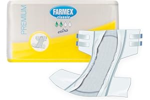 Farmex - Pañales para Incontinencia para Adultos - Testado Dermatológicamente, Sin Látex, Hipoalergénico, Doble Capa Absorbente - Pantalones Bragas PREMIUM Absorbencia EXTRA - Talla XL - 30 Piezas