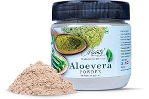 Mirintz Aloe Vera Powder for Hair & Skin Care (100 gms) Pure Aloe Vera Indian Powder for Hair Growth Natural Aloe Vera Face Powder Cooling, Moisturizing