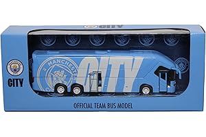 SOCKERS BanboToys - Autobús oficial coleccionable en miniatura del Manchester City