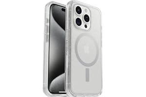 ‎OTTERBOX OtterBox Symmetry na MagSafe Przezroczyste Etui na iPhone 15 Pro, Wstrząsoodporny, Potrójnie Testowany Zgodnie ze Standardami Wojskowymi, Stardust