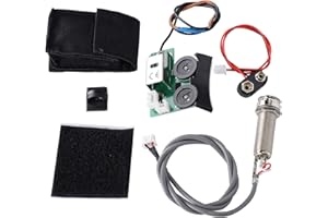 Oumefar Fishman Pickup Eq 15 × 10 × 3 de Pastilla de Guitarra Acústica para Vt1 Tail Nail Pickup Eq DIY Accesorio de Guitarra