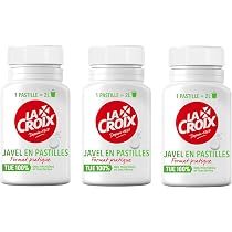 Pastilles Javel La Croix Classiques - Boîte De 40 Pastilles Pour Un Nettoyage Efficace