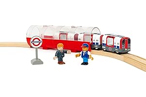 BRIO World Trains of the World Special Edition London Underground Tube Railway Toy Train for Kids Age 3 Years Up - New 2024