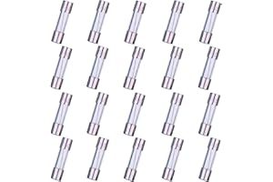 HUAREW F8AL250V 20 Stück 5x20mm flinke Glass icherung 8A 250V 0,2x0,78 Zoll zeitverzögerte Sicherung (Packung mit 20 Stück)