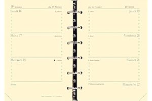 Quo Vadis – Ricarica – Timer 14 Prestige – settimanale 8 x 12,5 cm – Anno 2018/2019 Orizzontale 8 x 12,5 cm