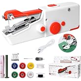 SINZONEu&reg; Handheld Sewing Machine, Mini Portable Electric Sewing Machine with Dual Power, USB/Batteries for Beginners, Repair