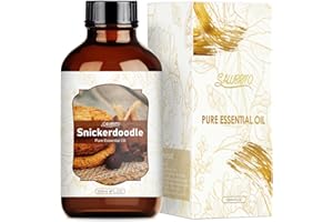 SALUBRITO Snickerdoodles olejki eteryczne 120 ml, olejki eteryczne do aromaterapii, najwyższej jakości, olejki zapachowe do dyfuzora, nawilżacza powietrza, prezent dla kobiet