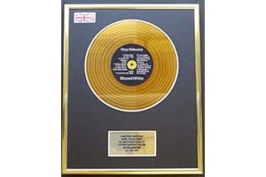 Limited Edition Cd Display OZZY OSBOURNE/MINI METAL GOLD DISC DISPLAY/EDIZIONE LIMITATA/COA/BLIZZARD OF OZZ