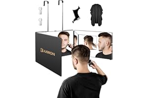 JUSRON 3 Way Mirror for Hair Cutting with Accessories (With Accessories)